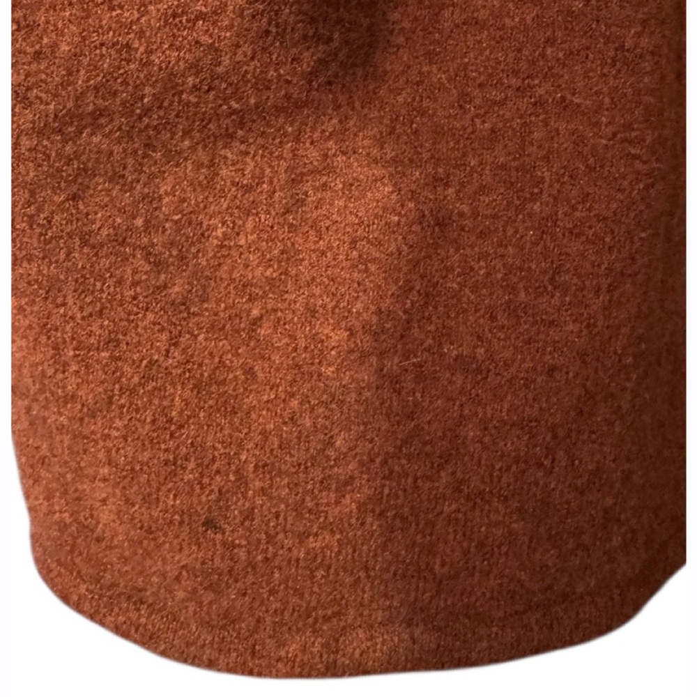 Jenni Kayne Cardigan XS Rust Brown Wool Yak Blend Open Front Duster Sweater - Picture 7 of 7